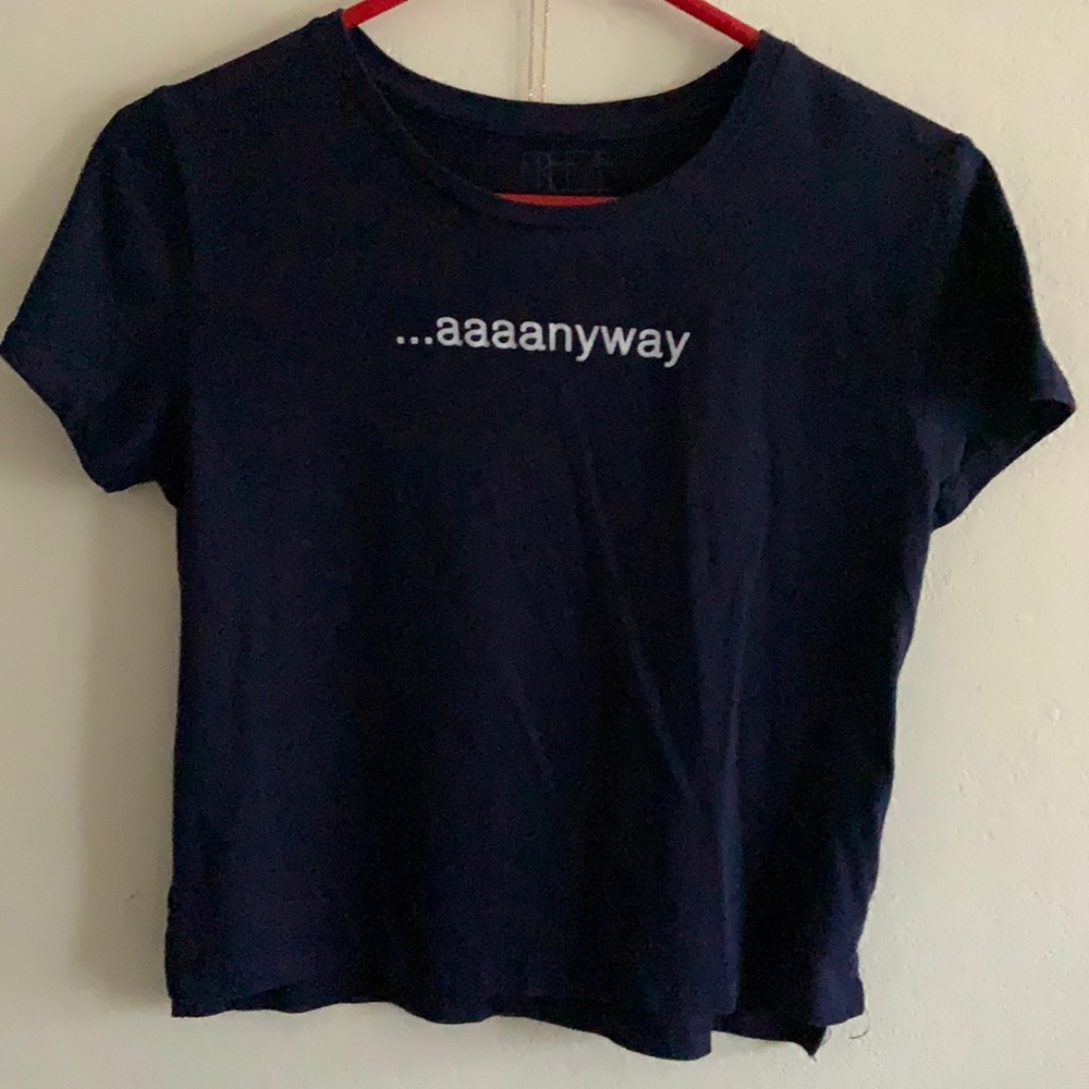 aaaanyway... Dark Blue Tee